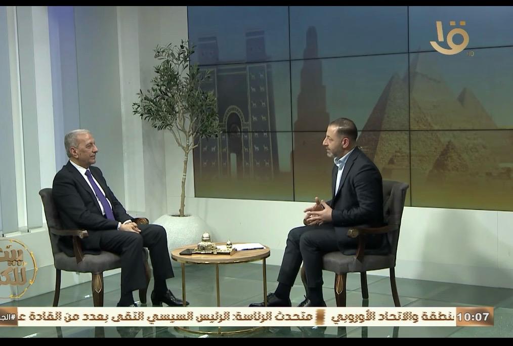 الدكتور محمد المصري يؤكد خلال مقابلة تلفزيونية أن الشرق الأوسط يعيش مرحلة إعادة تشكّل شاملة في موازين القوة